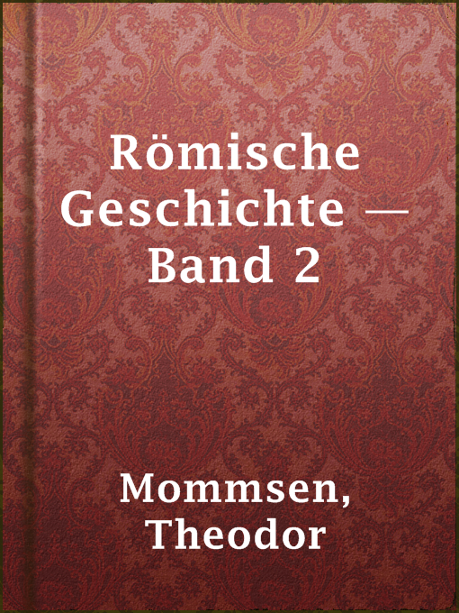 Imagen de portada para Römische Geschichte — Band 2